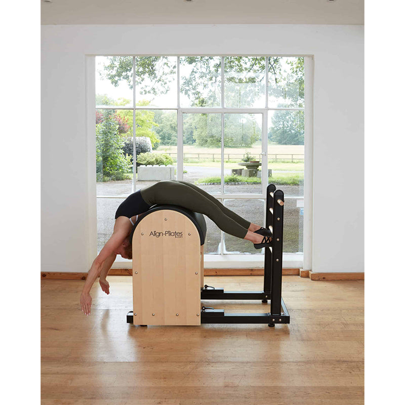 align pilates ladder barrel rc girl exercising