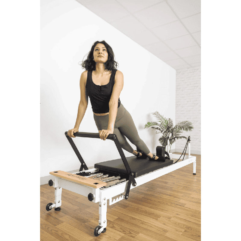 Align-Pilates R8-Pro Pilates Reformer White 5