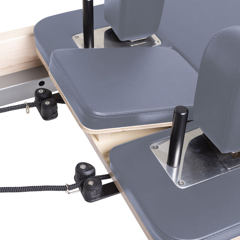 Elina Pilates Master Instructor Reformer in grey headrest adjustable