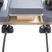 Elina Pilates Master Instructor Reformer in grey pulley ysystem