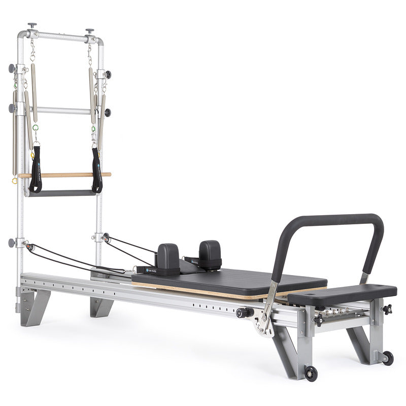 Elina Pilates Mentor Reformer with tower in black