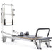 Elina Pilates Mentor Reformer with tower in grey side view