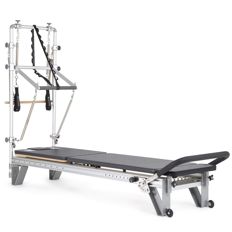 Elina Pilates Mentor Reformer with tower side view