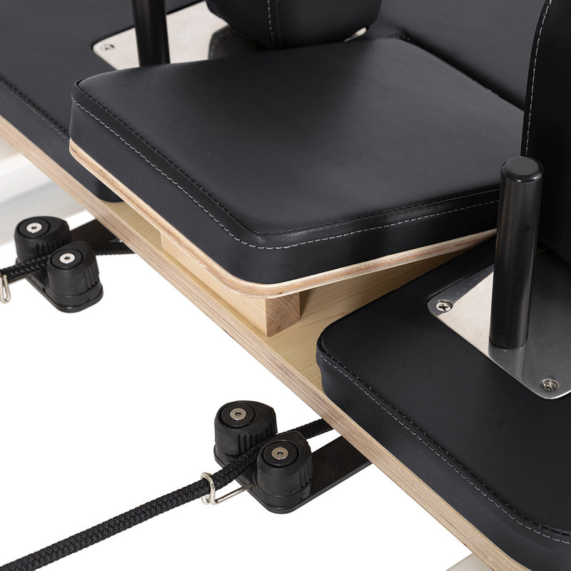 Elina Pilates Nubium Reformer In Black Headrest