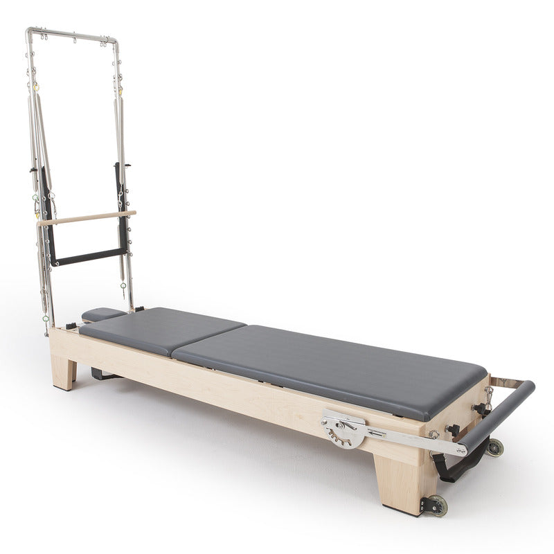 Elina Pilates Elina Pilates Wood Reformer for ELITE With Tower Grey