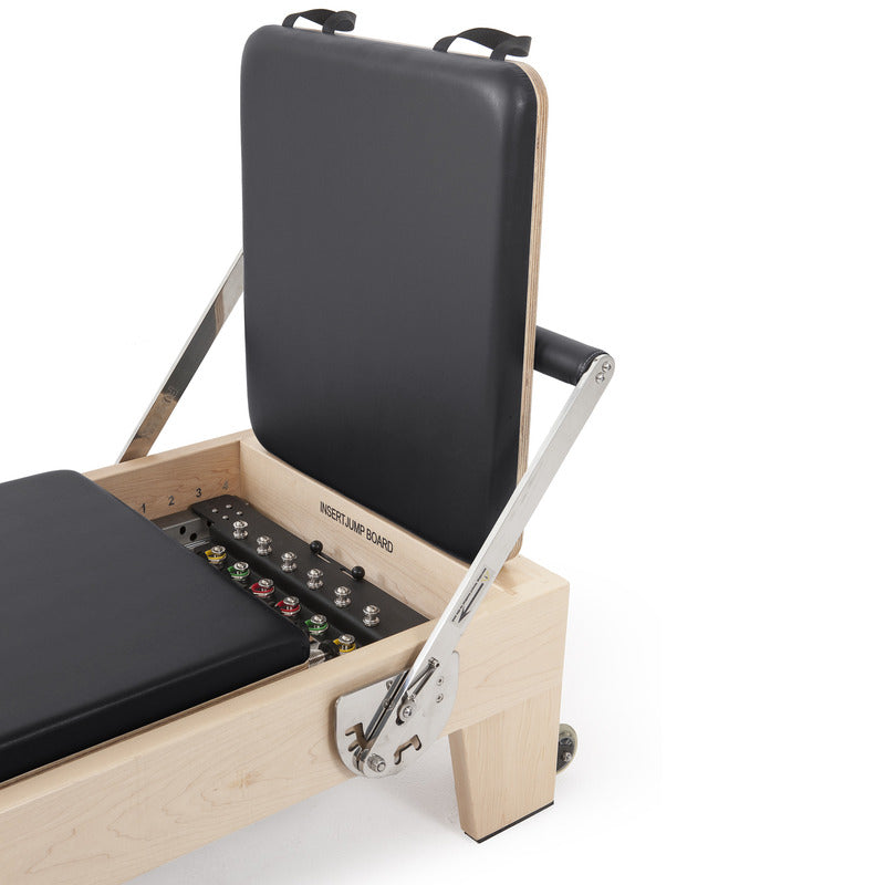 Elina Pilates Elina Pilates Wood Reformer for ELITE With Tower in black jumpboard