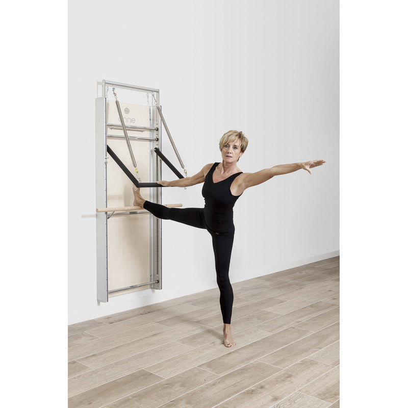 Elina Pilates Wall Board Onne woman exercising