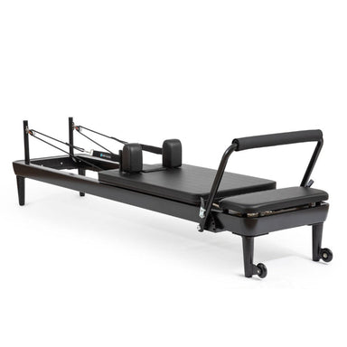 Elina Pilates Nubium Black Edition Reformer angled view