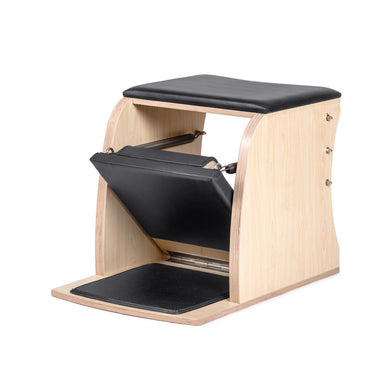 usa wunda chair by elina pilates black angled view