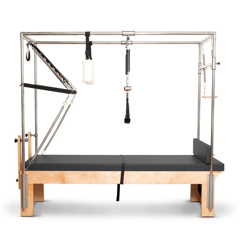 elina pilates cadillac reformer in black