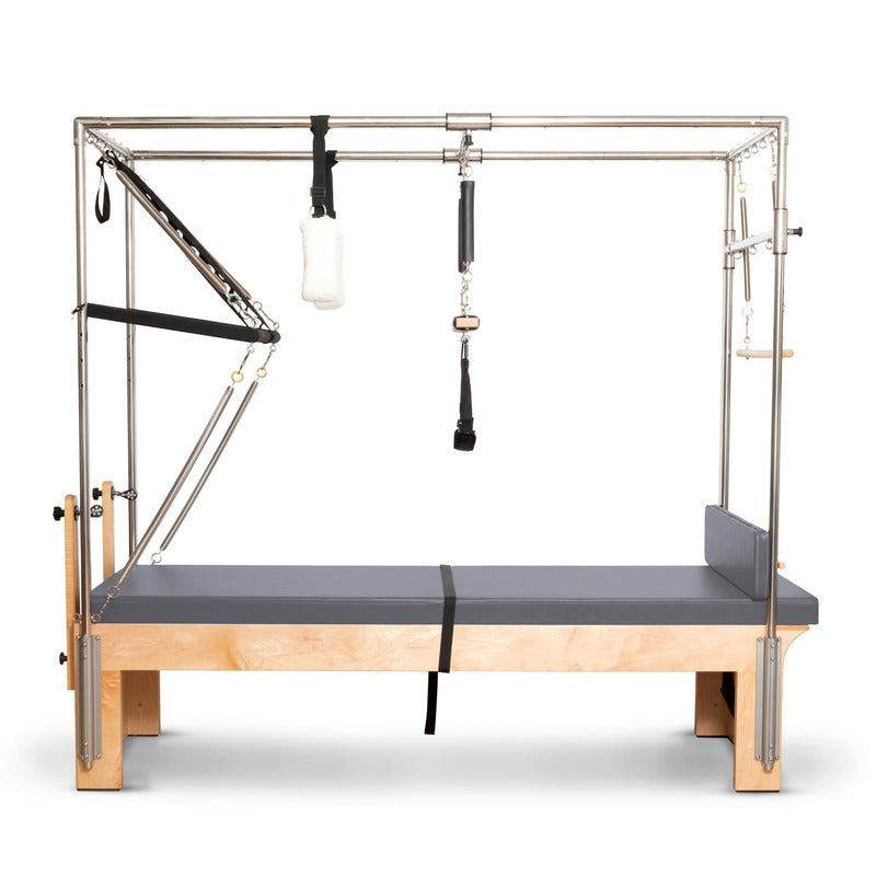 elina pilates cadillac reformer in grey