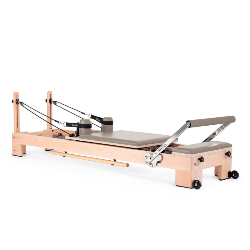 elina pilates lignum reformer in mocha